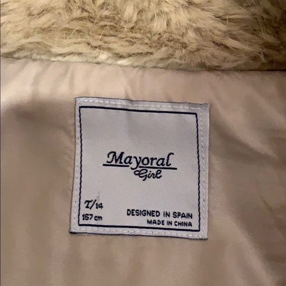 Girls jacket-faux fur - Picture 2 of 8